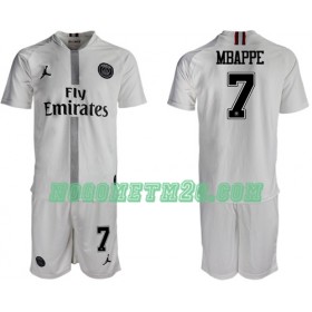 Dječji Nogometni Dres Paris Saint Germain Mbappe 7 Jodan Bijela Treći 2018-2019